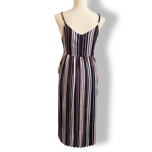 LUCCA COUTURE | NWT Striped Wrap Midi Dress Size XS - Picture 4 of 12